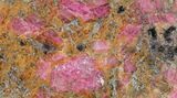 Polished Cobaltoan Calcite Slab - Congo #95000-1